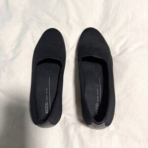 Ecco Finola Stretch Black Slip On Wedge Flat EU Size 40 or US 9-9.5​